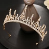Nuevo estilo estilo coreano sen set atmósfera lujo vestido de novia accesorios mujer cristal diamante corona de pelo novia Application Scenario